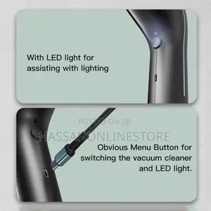 Yesido Vc02 6000pa Hand-Held Cordless Car Vacuum Cleaner