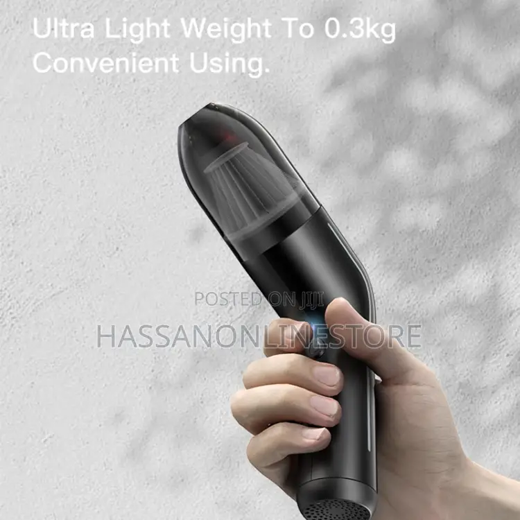 Yesido Vc02 6000pa Hand-Held Cordless Car Vacuum Cleaner
