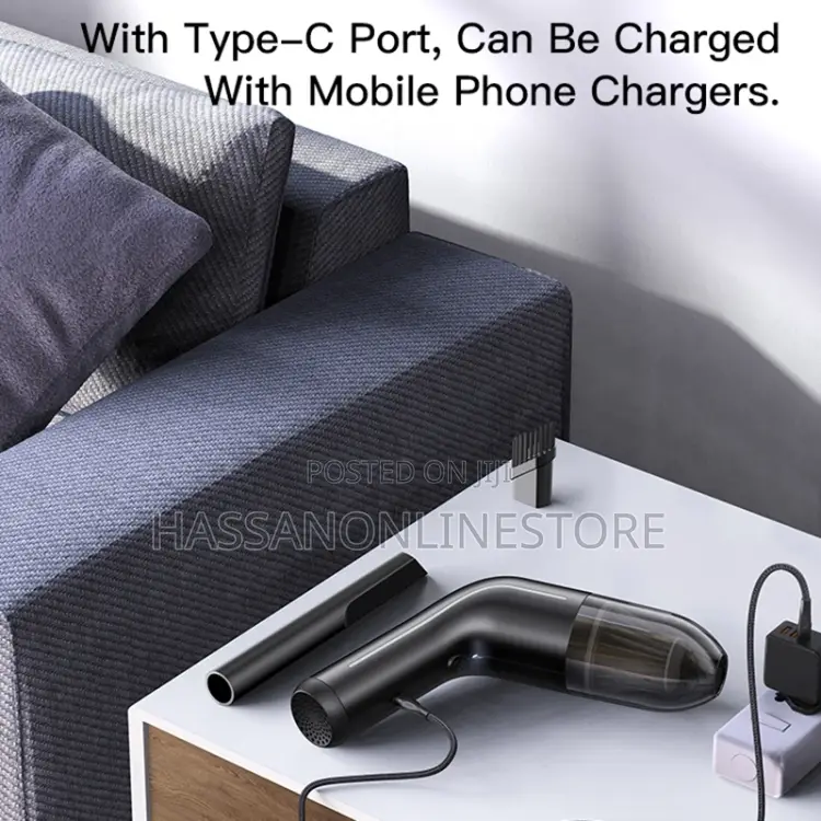 Yesido Vc02 6000pa Hand-Held Cordless Car Vacuum Cleaner