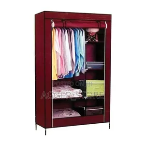 Storage Wardrobe Kabati Ya Kitambaa 2 Door