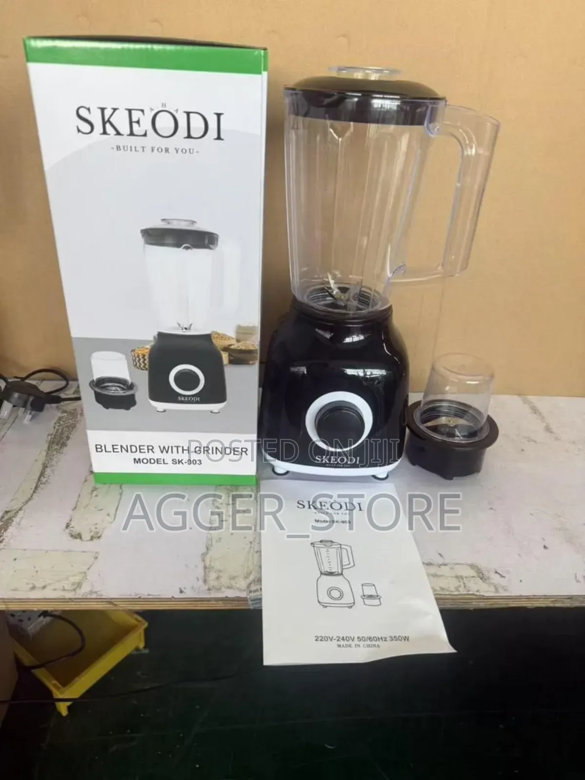 Skeodi Blender With Grinder