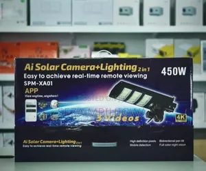 Ai Solar Camera+Lighting 450w