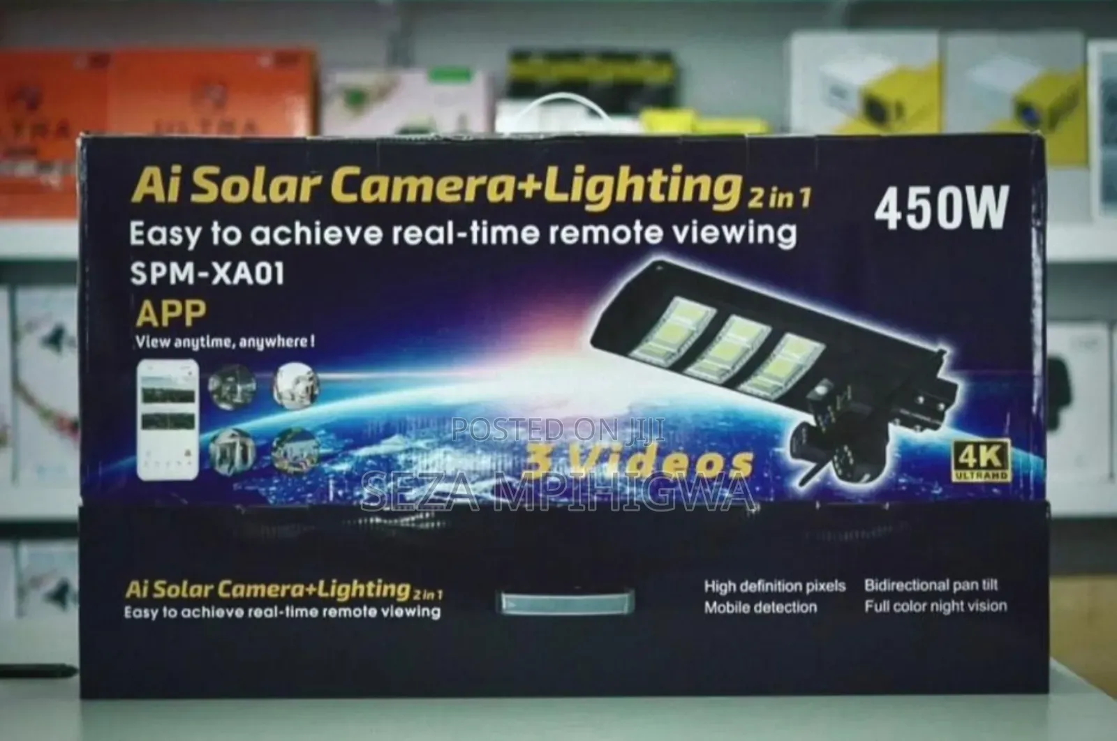 Ai Solar Camera+Lighting 450w