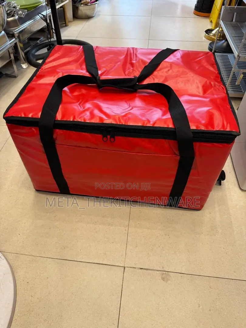 Commercial Grade Insulated Pizza Delivery Bag, 20 X 20 X 14 Inches