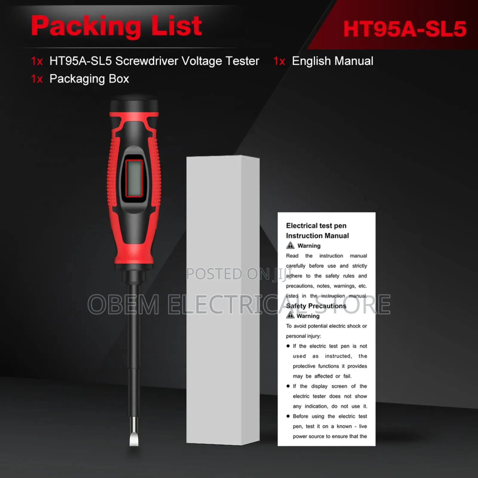 Screwdriver Voltage Tester