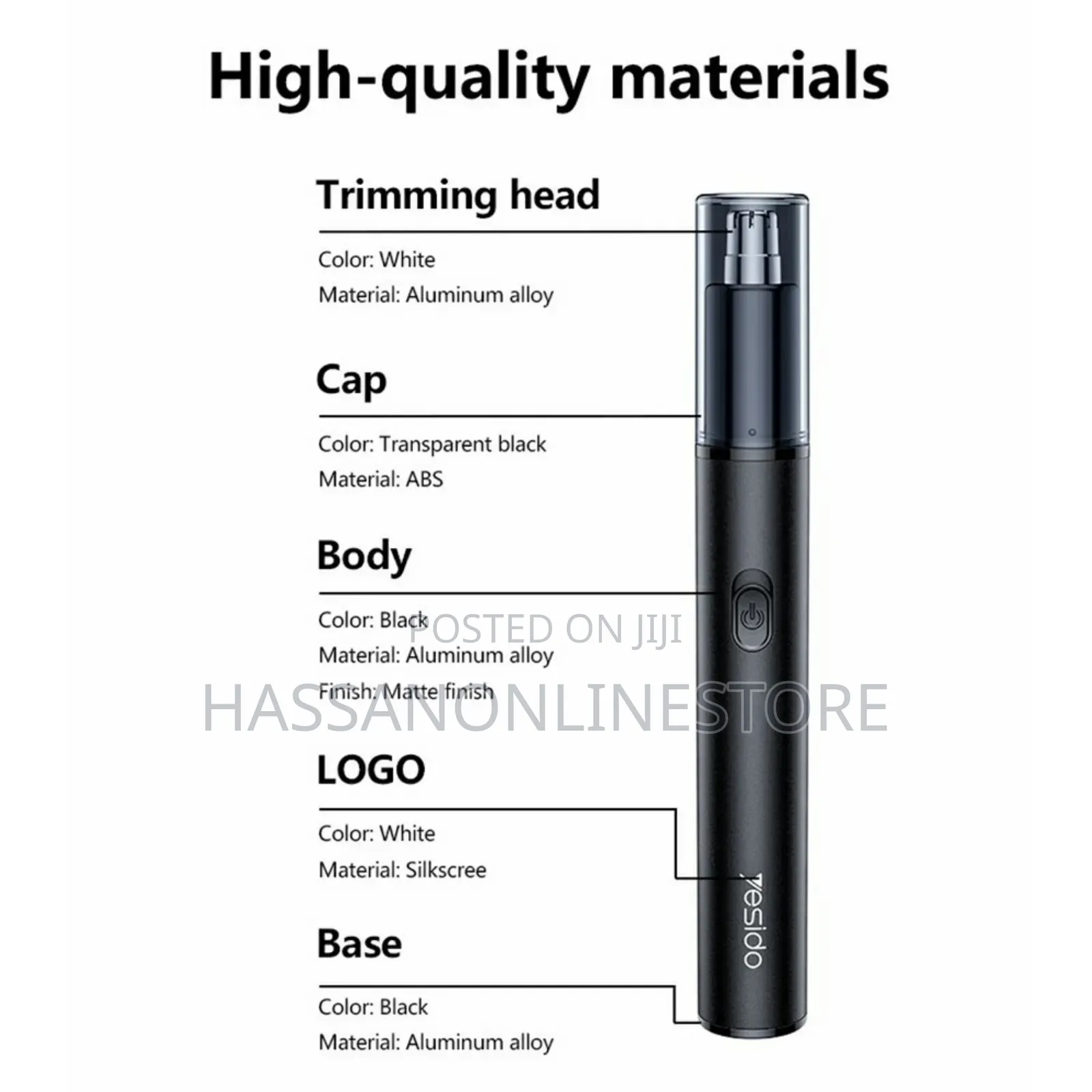 Yesido Mg25 Dual Electric Nasal Hair Removal Shaver