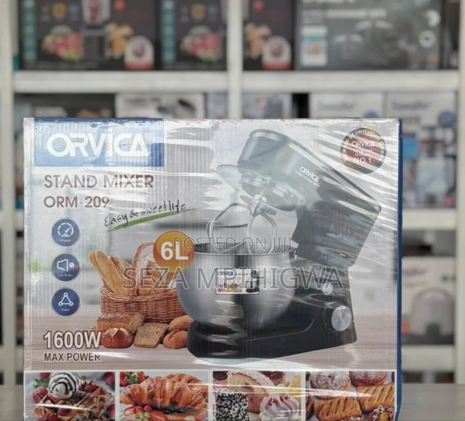 Arvica Stand Mixer 209 6l