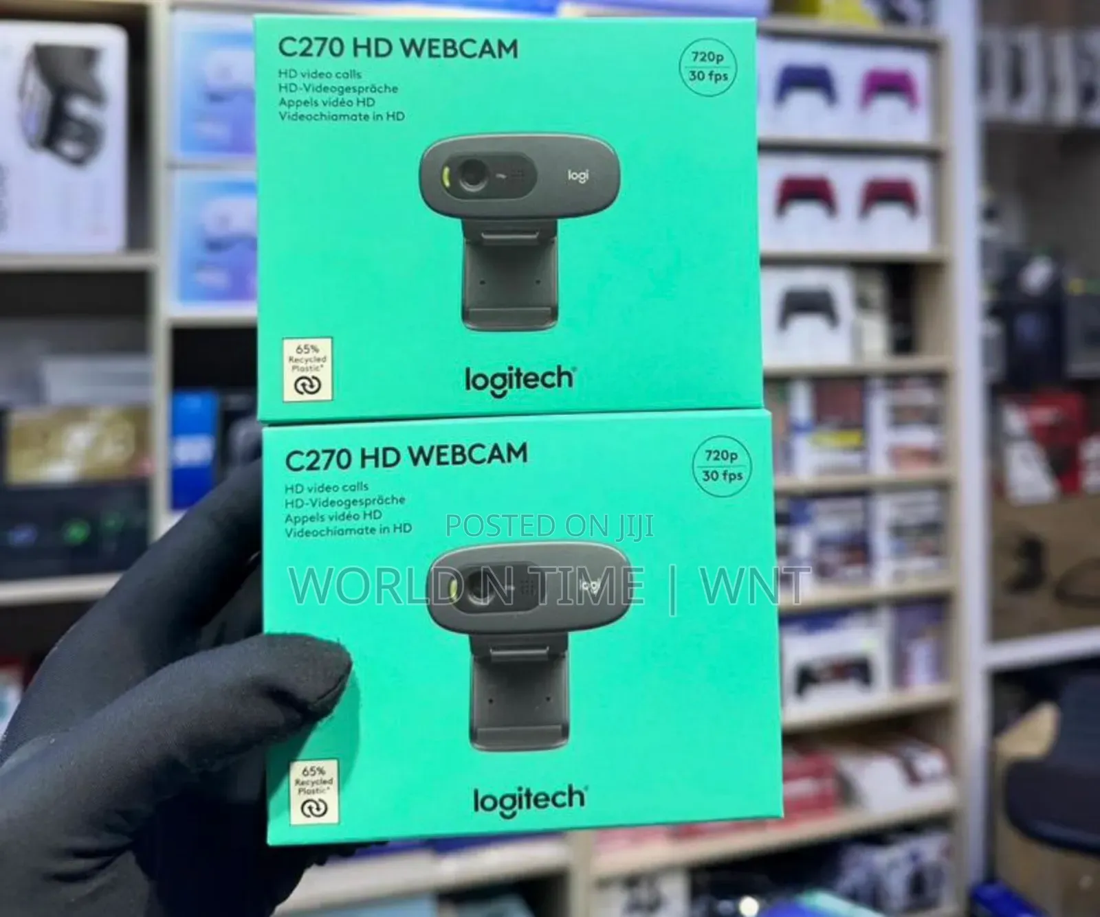 Logitech C270 Hd Webcam, 720p Video With Noise Reducing Mic