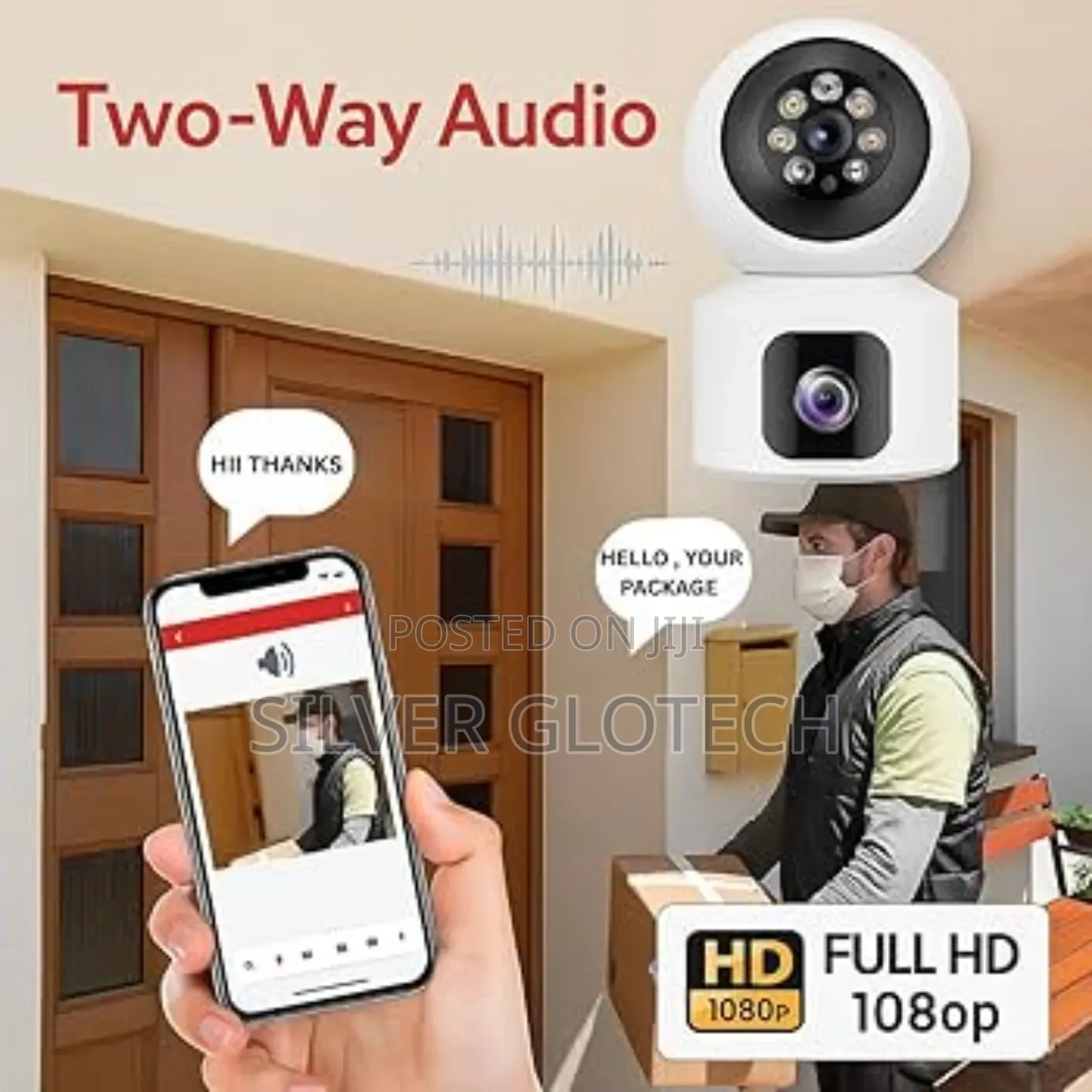 Dual Lens CCTV Security Camera