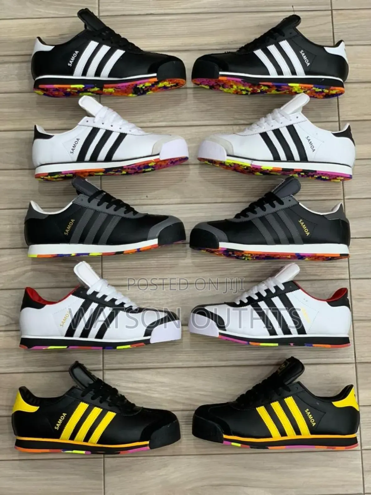 Men's Leather Shoes Adidas Samoa Brand Top Class