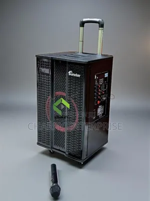 Sundar Rechargeable Bluetooth Speaker Ya Matangazo With Stand and Mic