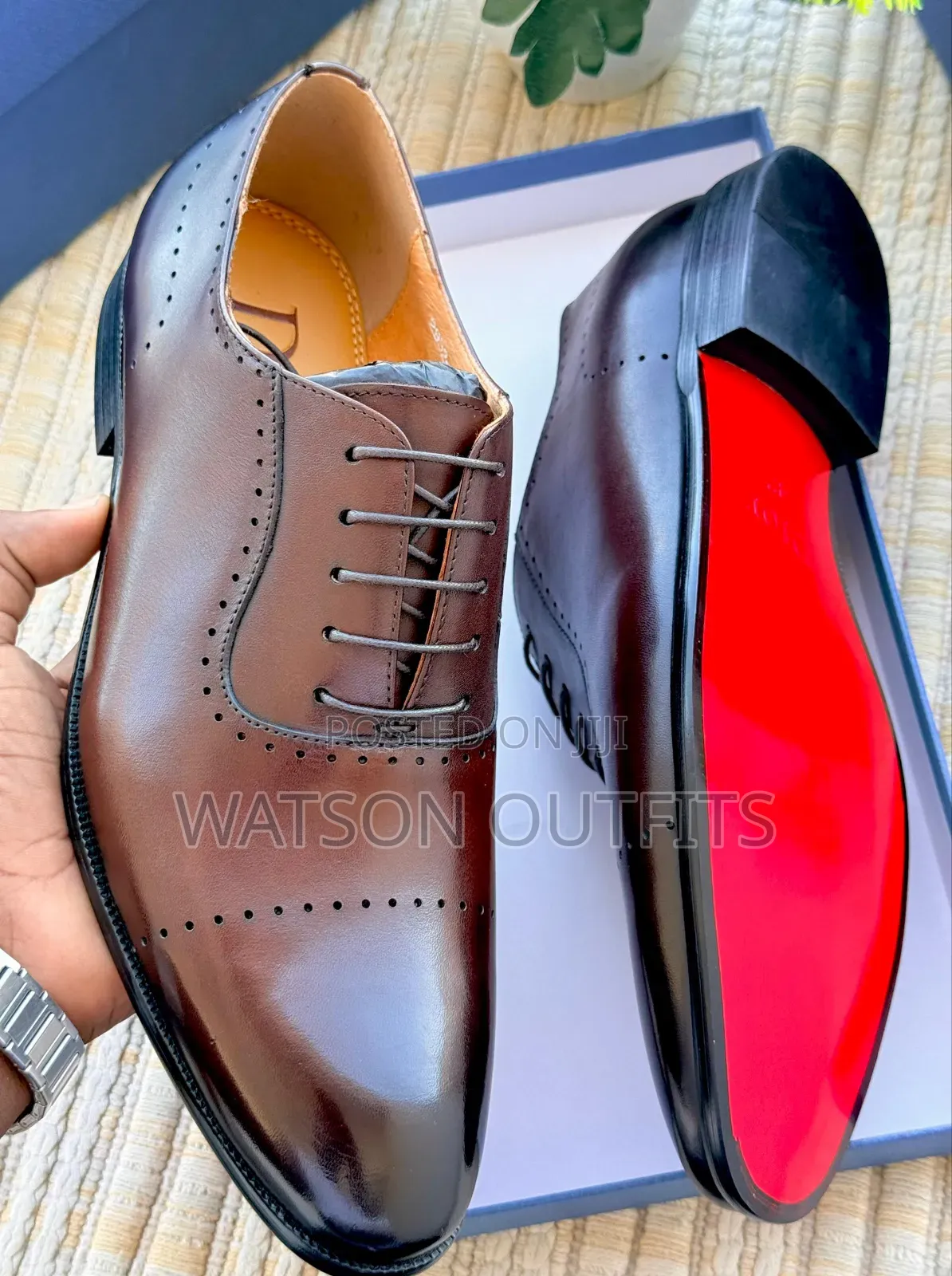 Men's Leather Shoes Dior Brand Completely Smart