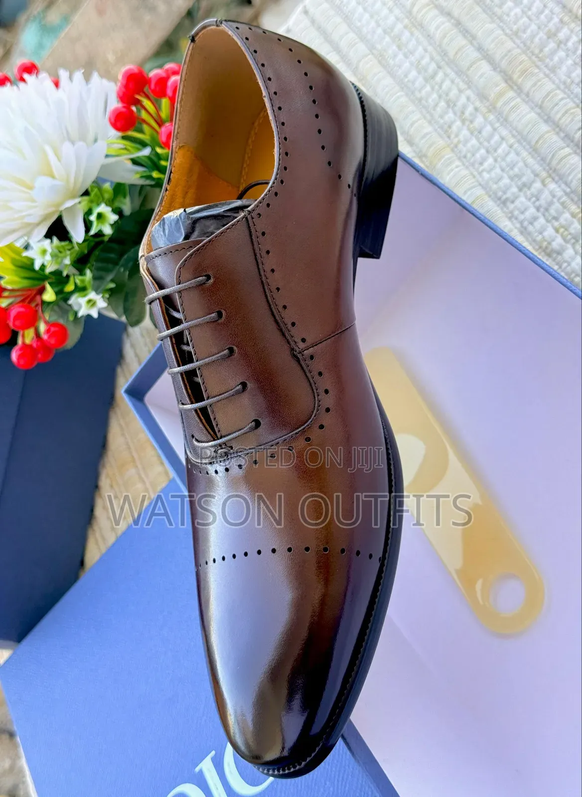 Men's Leather Shoes Dior Brand Completely Smart