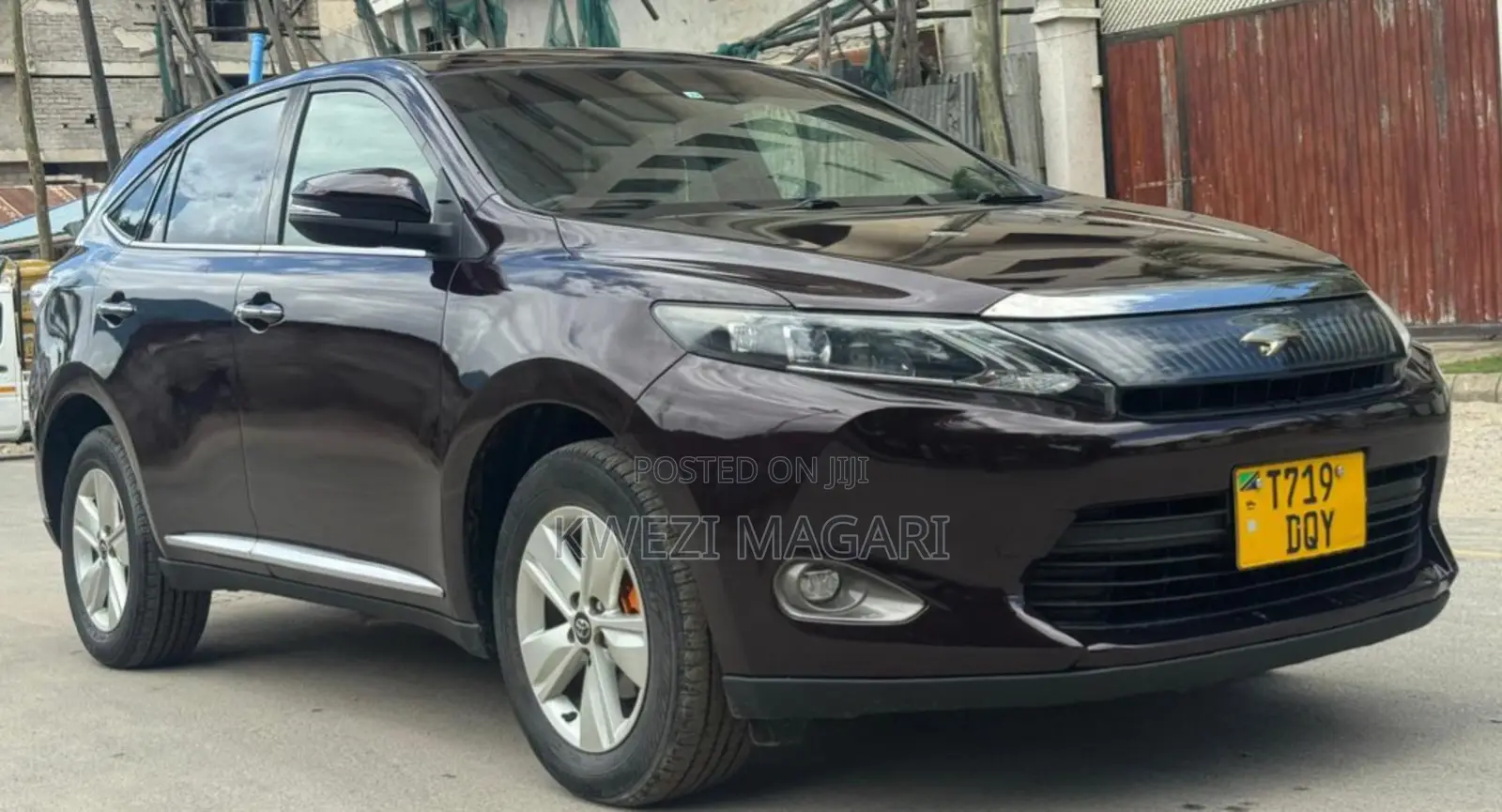 Toyota Harrier 2015 Maroon