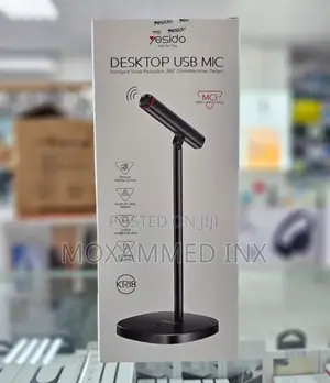 Kr18 Yesido Desktop Usb Mic With Noise Cancellation