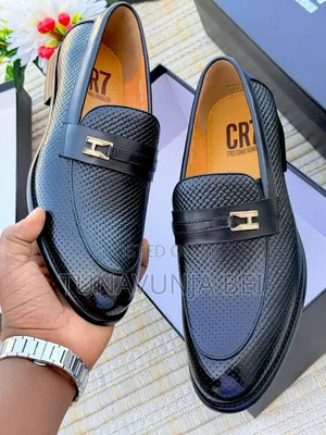 Leather Shoes Moccains Cr7 Brand