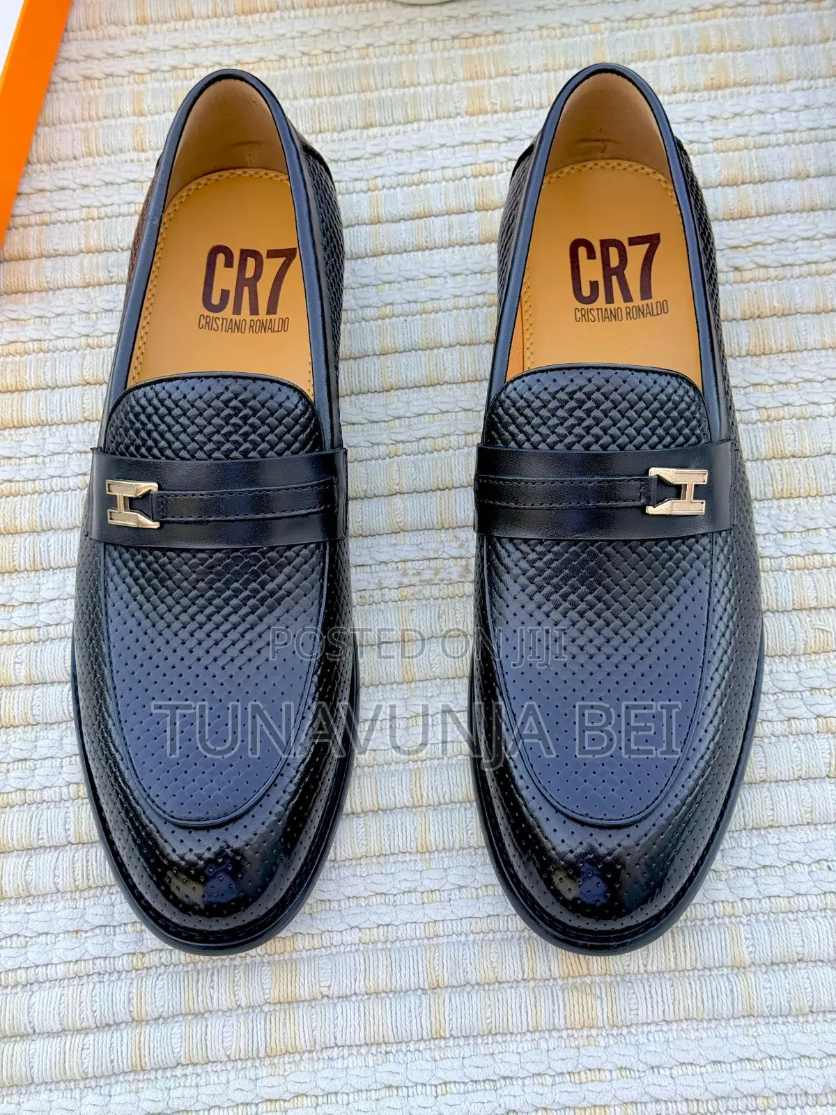 Leather Shoes Moccains Cr7 Brand