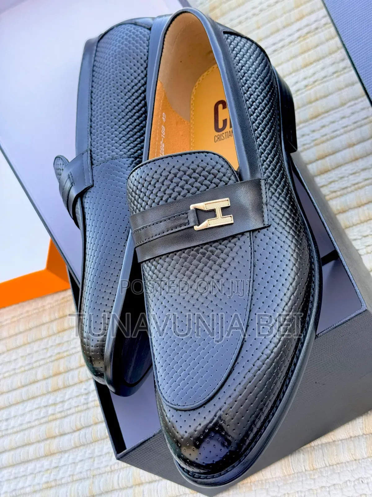 Leather Shoes Moccains Cr7 Brand