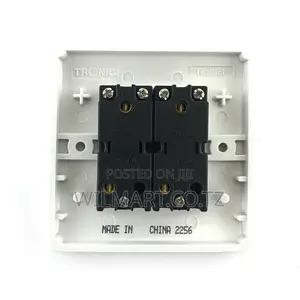 Tronic 2 Gang 1 Way Switch Standard