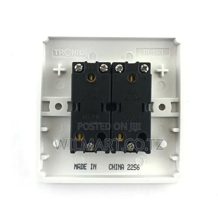 Tronic 2 Gang 1 Way Switch Standard