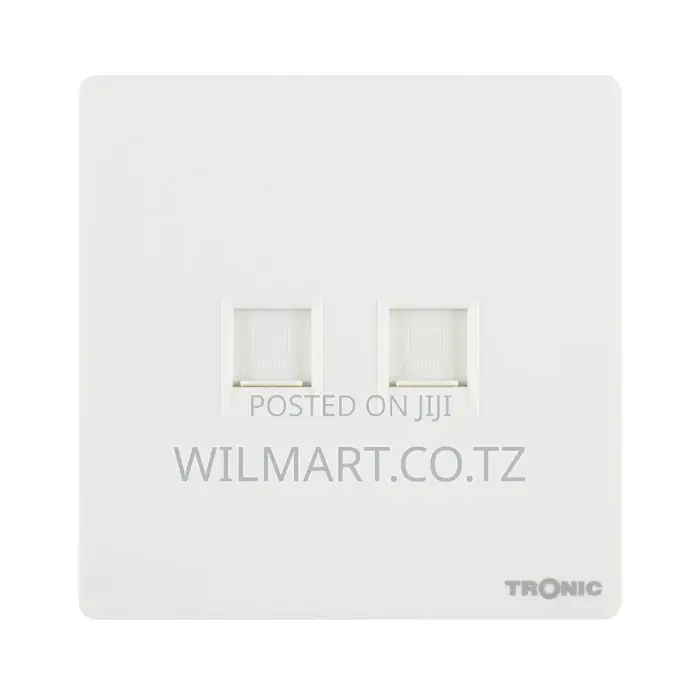 Tronic 2 Gang Data Socket