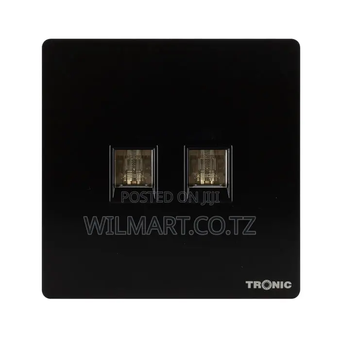 Tronic 2 Gang Data Socket