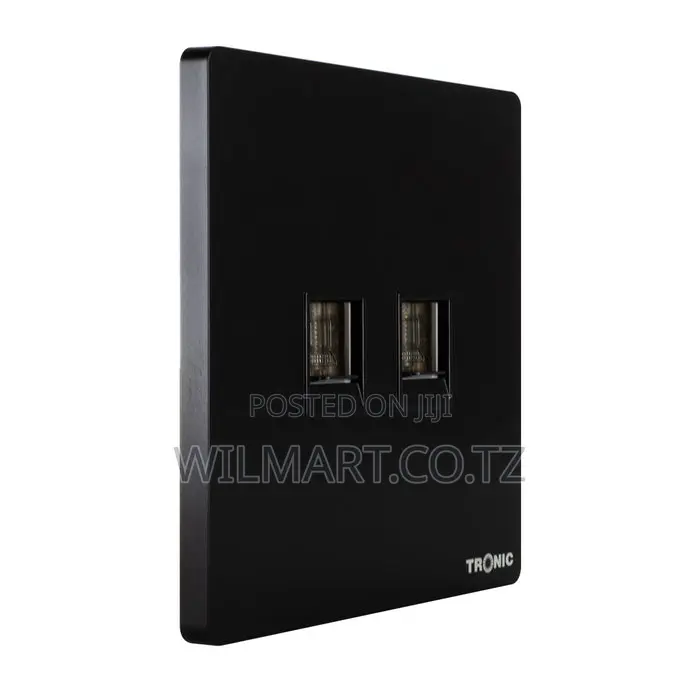 Tronic 2 Gang Data Socket