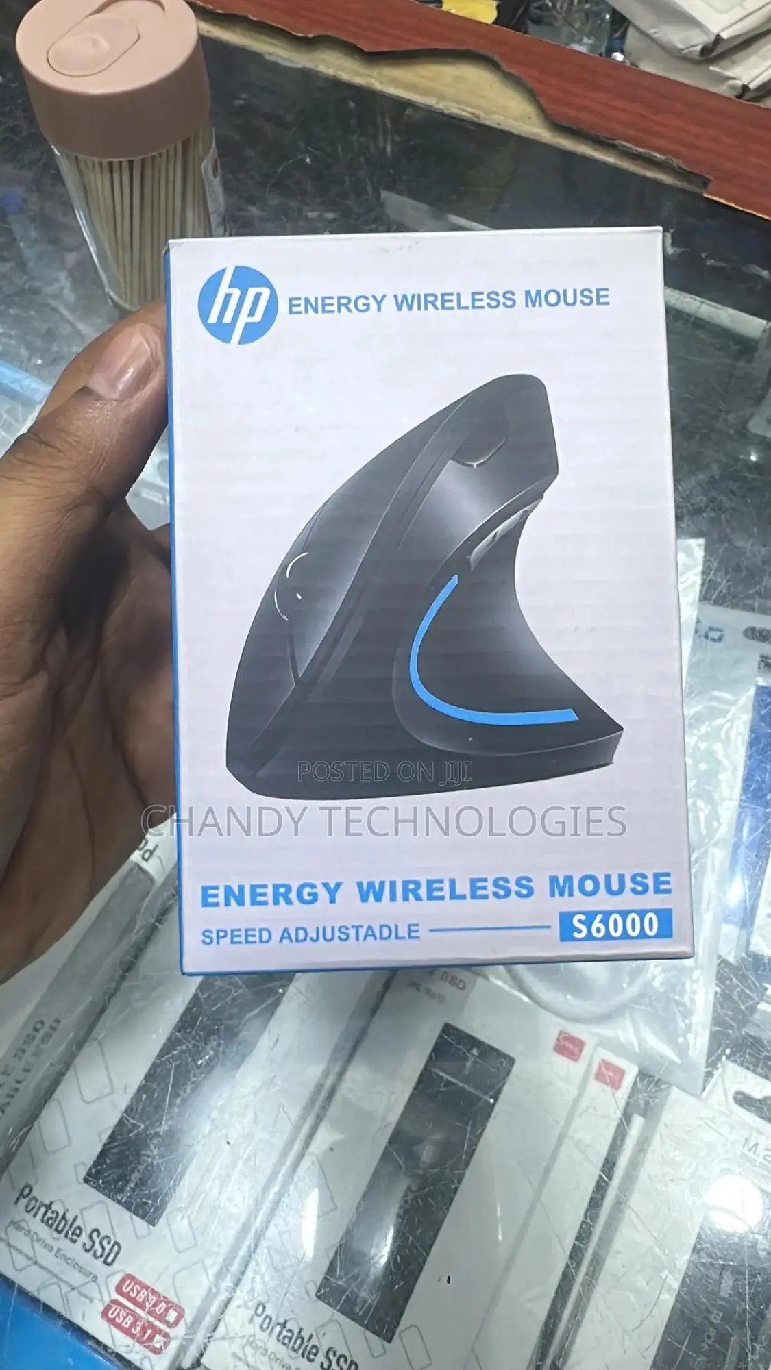 Hp Energy Ergonomic Bluetooth and Wireless Mouse (S6000 Model).
