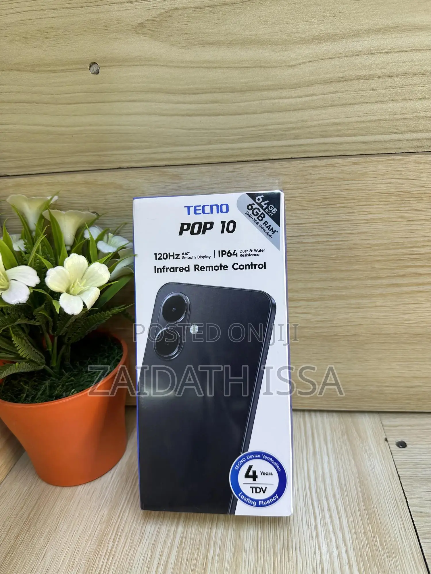 New Tecno Pop 10 64 GB Black