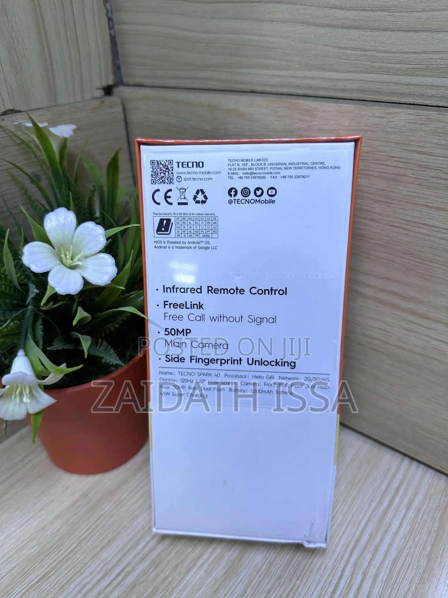 New Tecno Spark 40 128 GB White