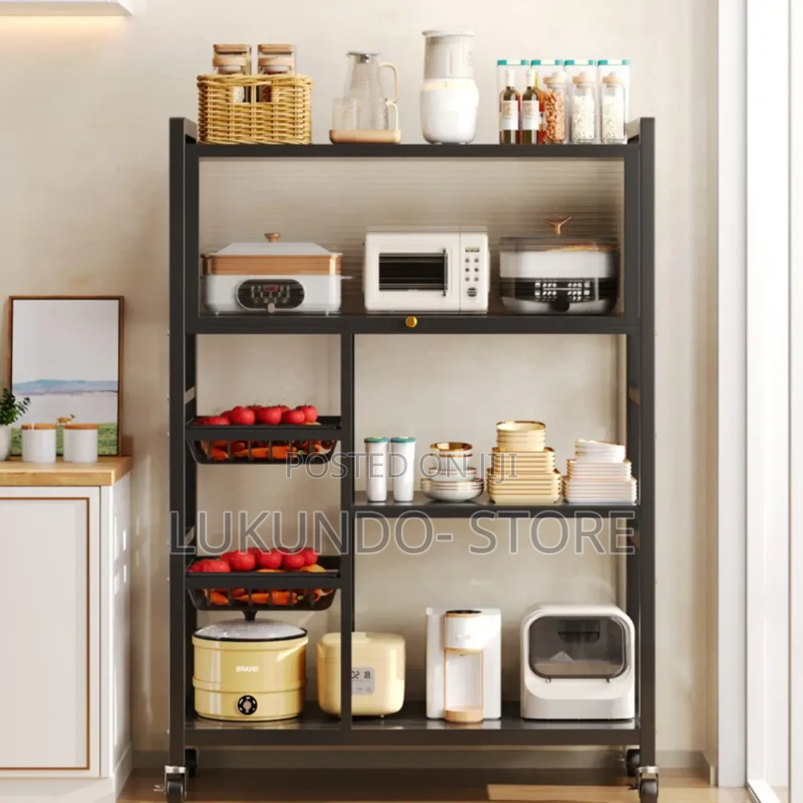 Foldable Multi-Layer Storage Rack