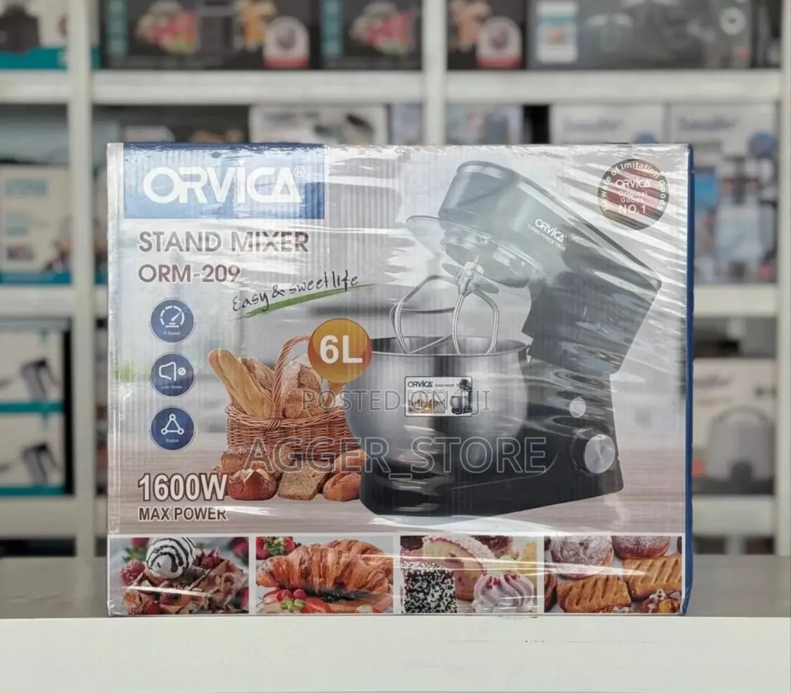 Orvica Stand Mixer Orm-209 (1600watts)