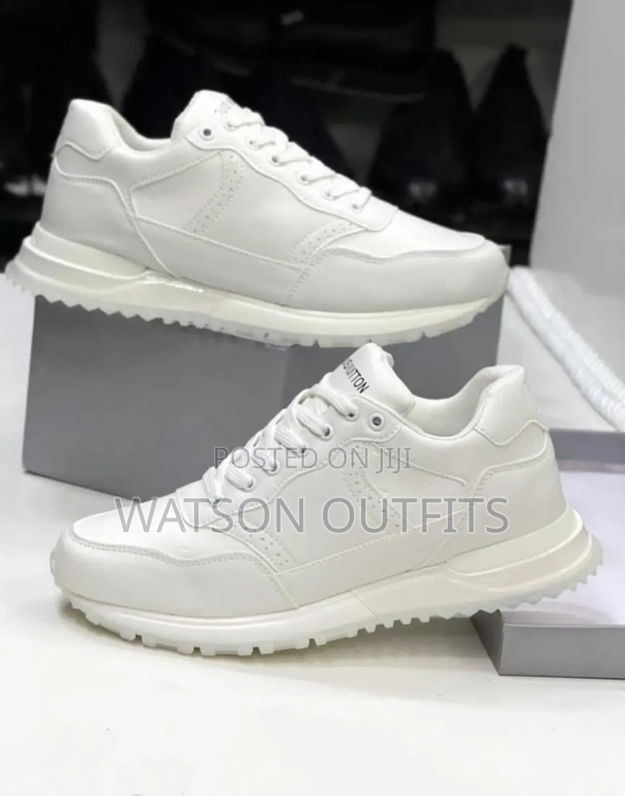 Men's Leather Shoes Louis Vuitton Brand Completely Original