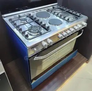 Hisense Cooker 4 Gas + 2 Electric, Wide Electric Oven - Hf942gees
