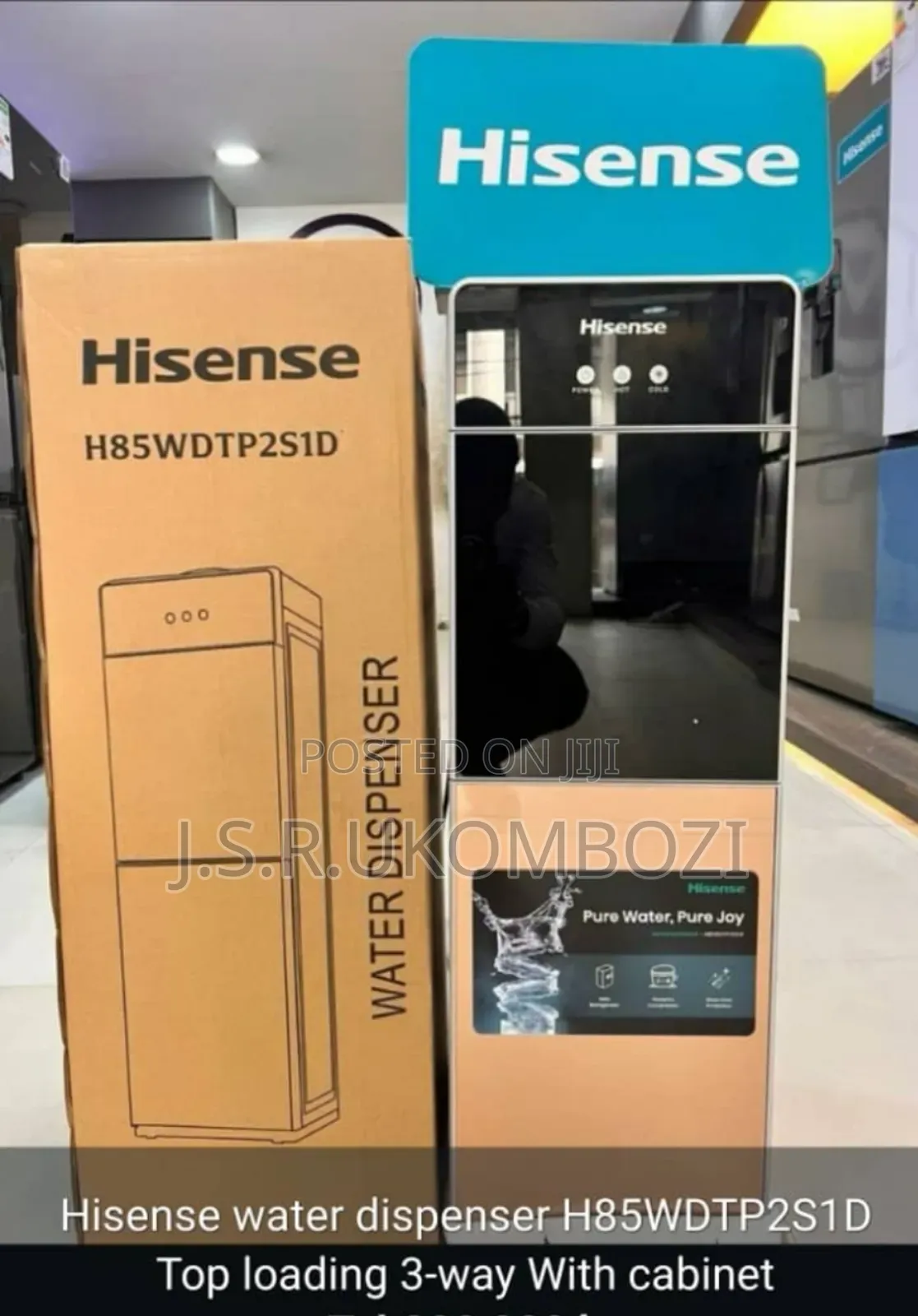 Water Dispenser Top Load 3 Way With Cabinet