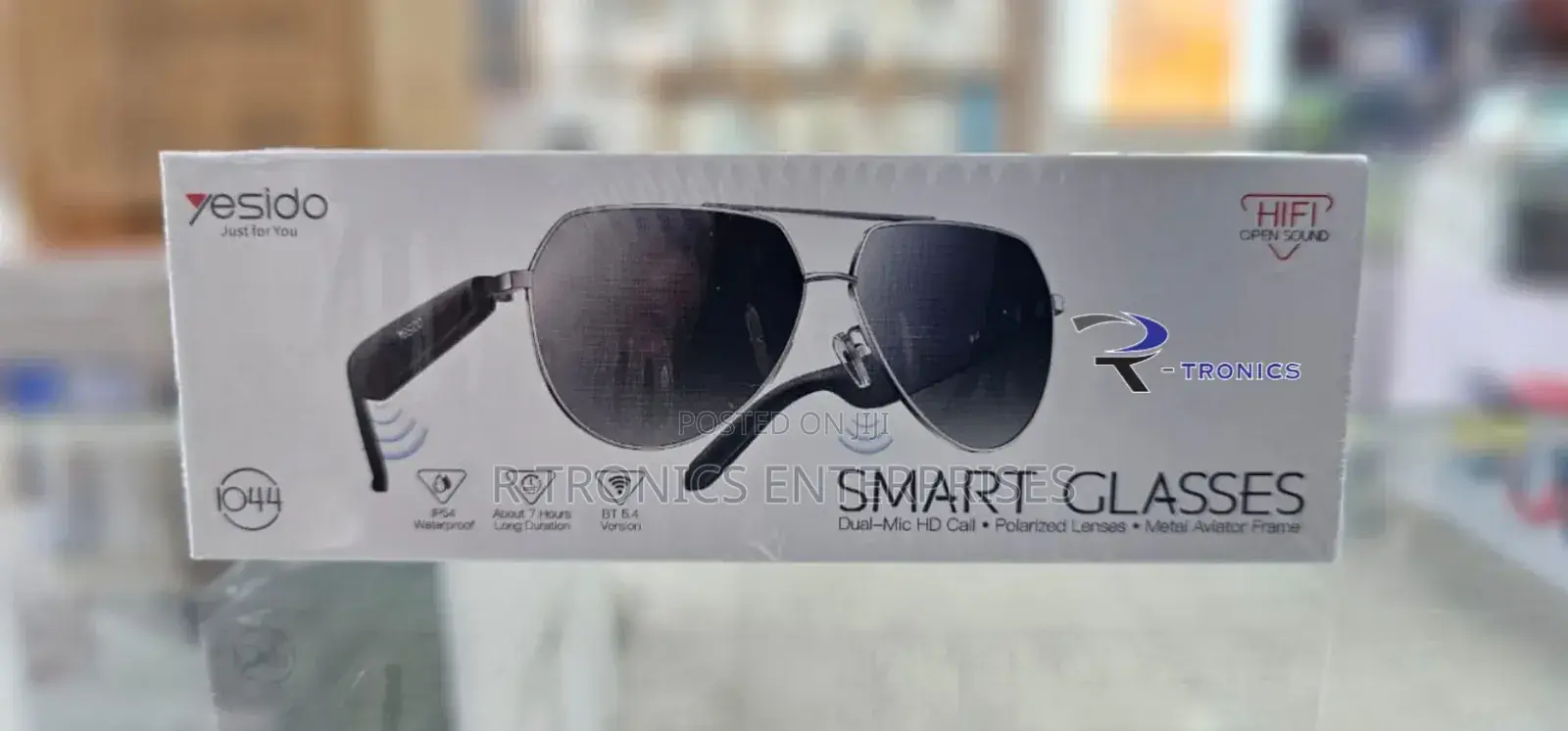 Yesido Smart Glasses With Bluetooth Speaker and Dual Mic for Calls