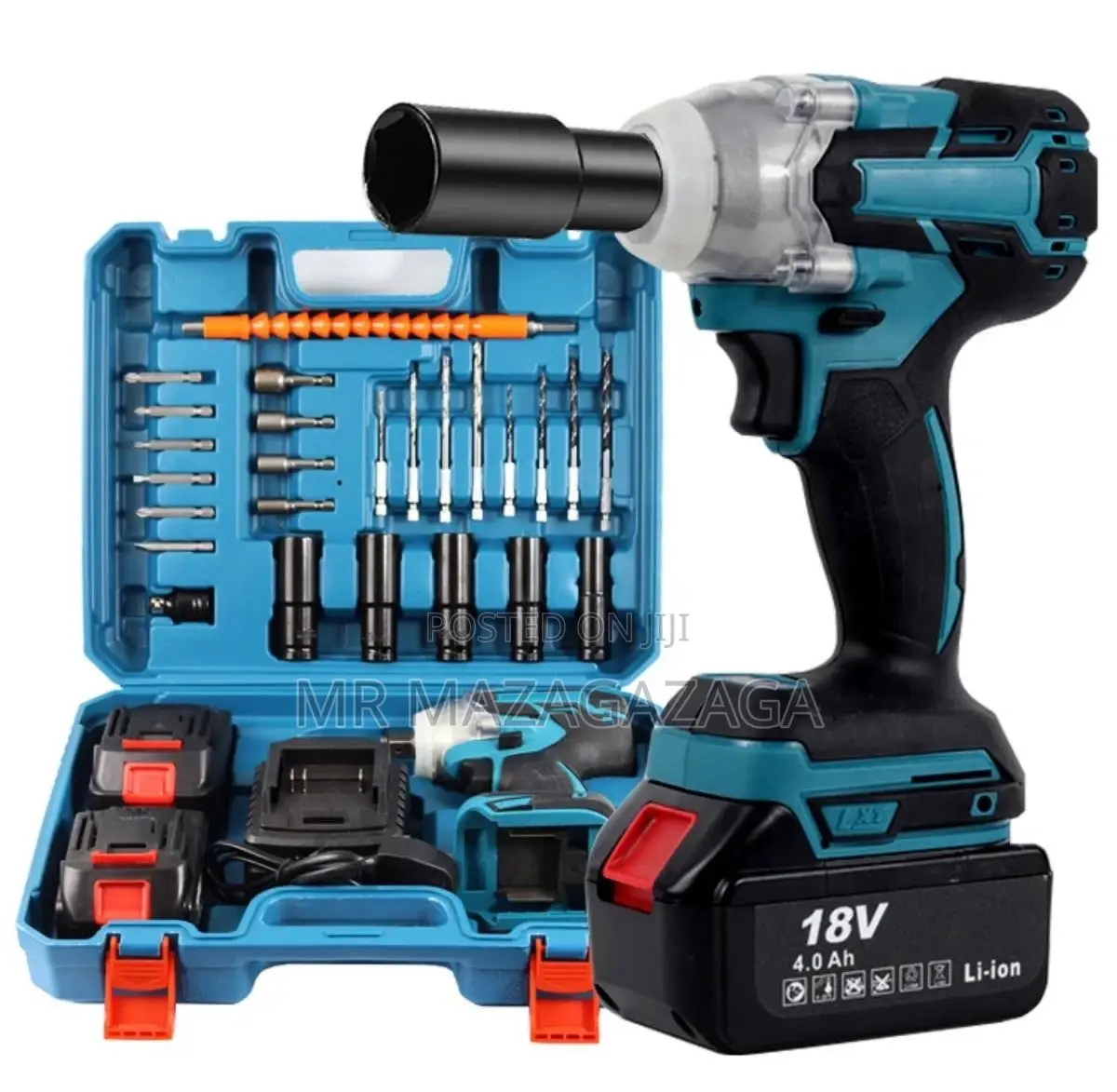 Alhuang Cordless Impact Wrench — Lithium Battery 21v