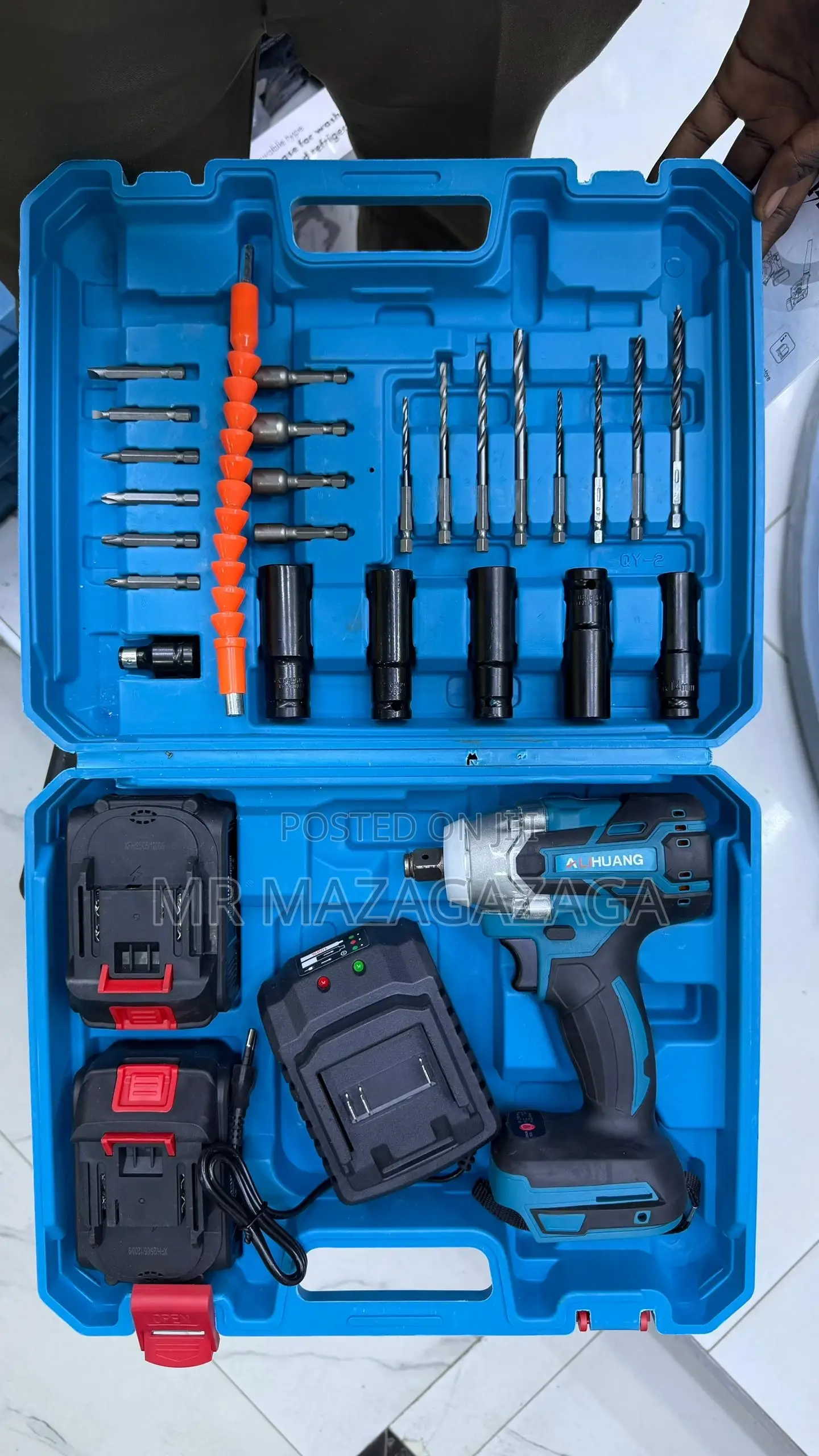 Alhuang Cordless Impact Wrench — Lithium Battery 21v