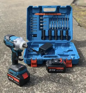 Alhuang 2 in 1 Cordless Impact Wrench - Lithium Battery 21v
