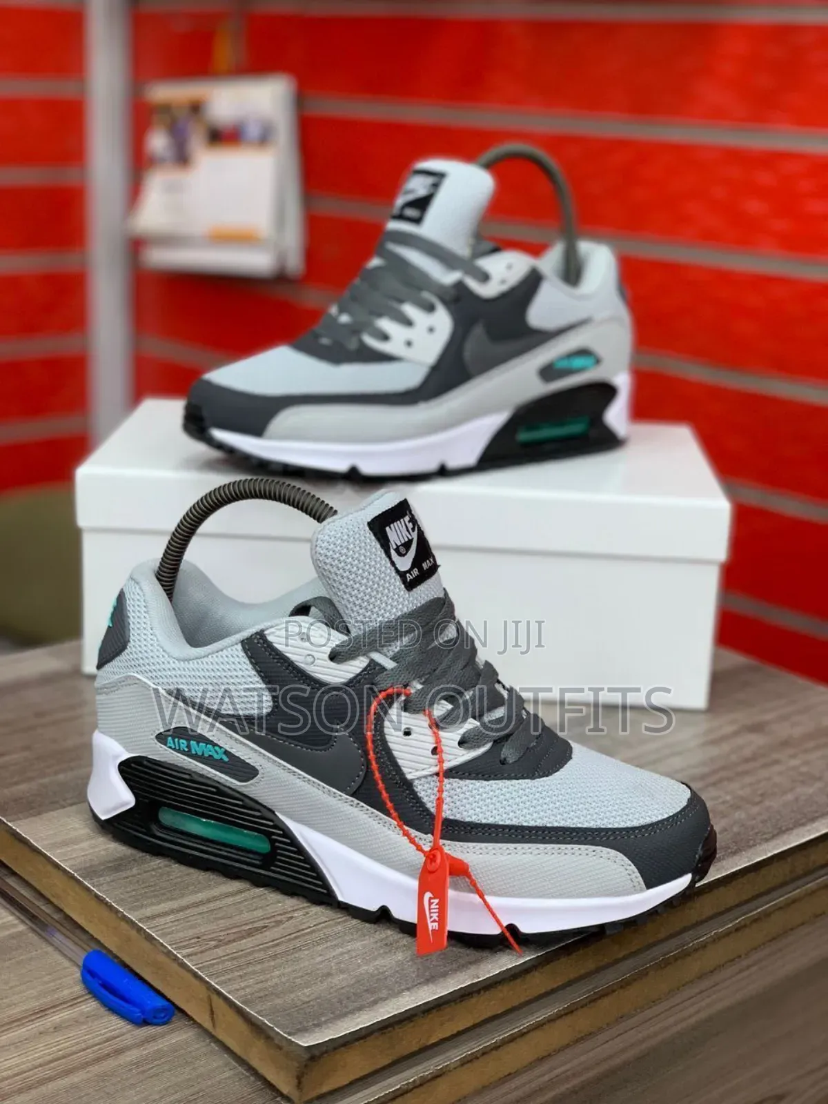 Men's Leather Shoes Nike Airmax Brand Typically Very Top
