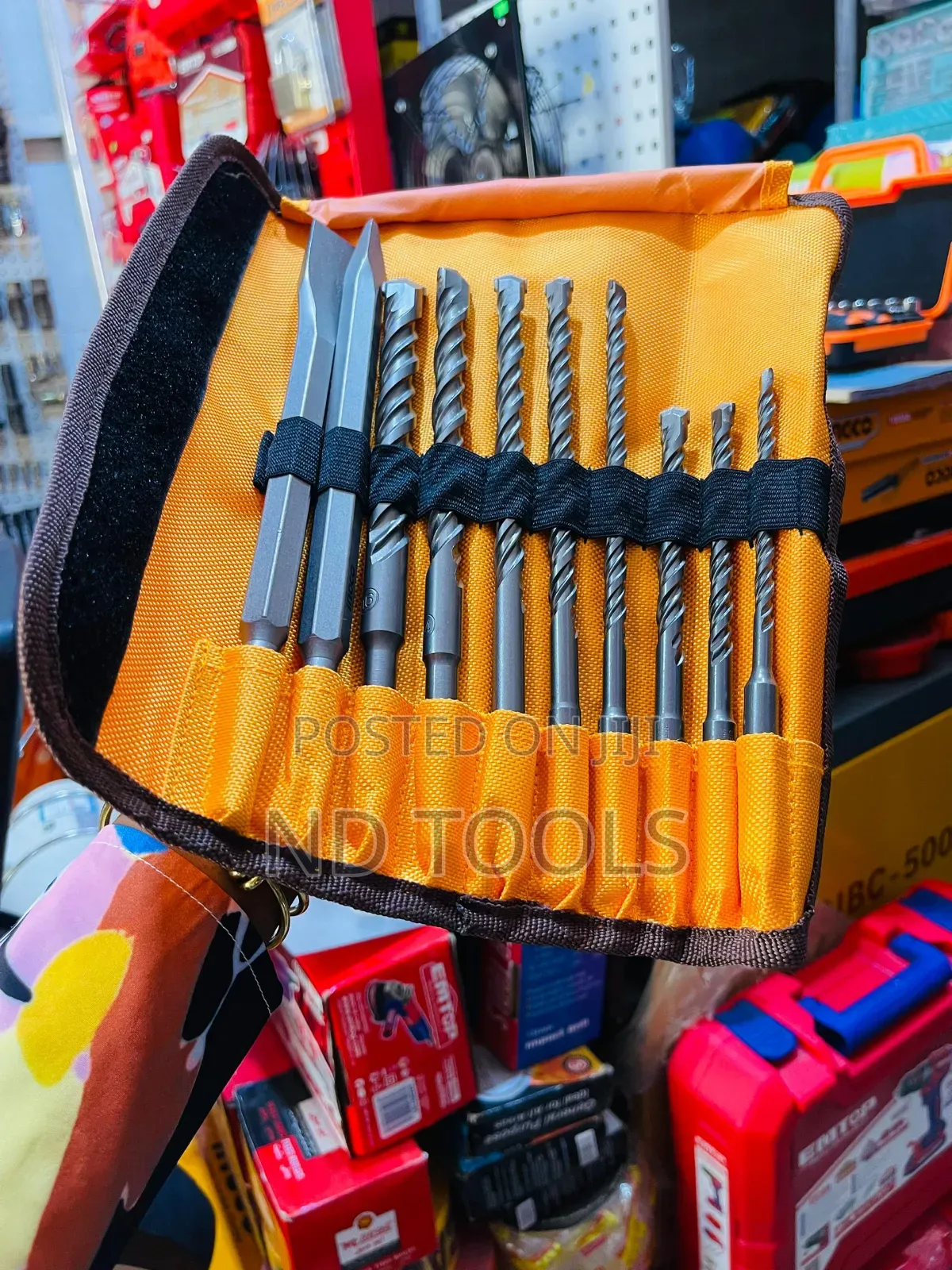 Hammer Drill Bit And Chisel 10pcs Ingco