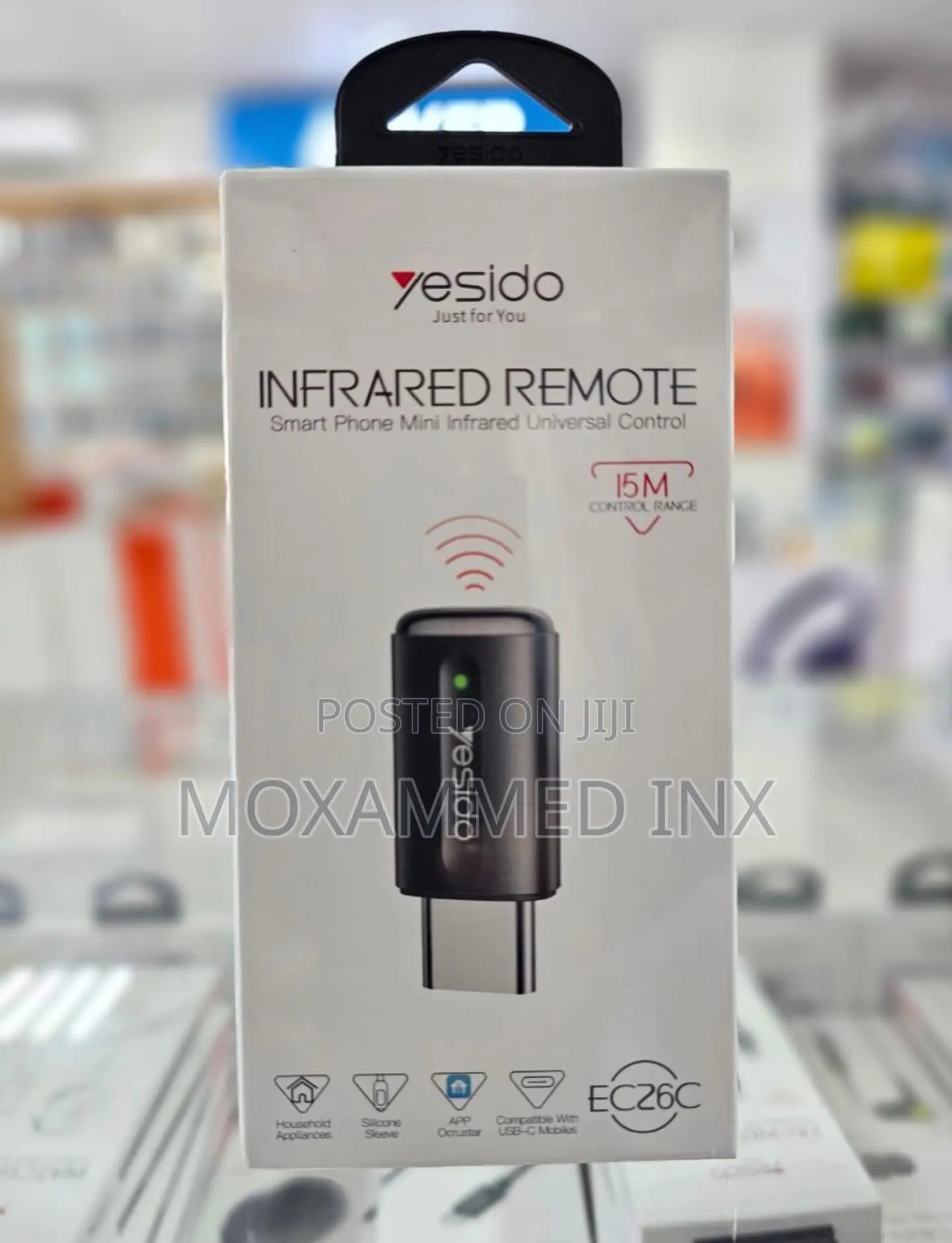 Ec26c Yesido Infrared Remote Adapter for Typec Home Appliances