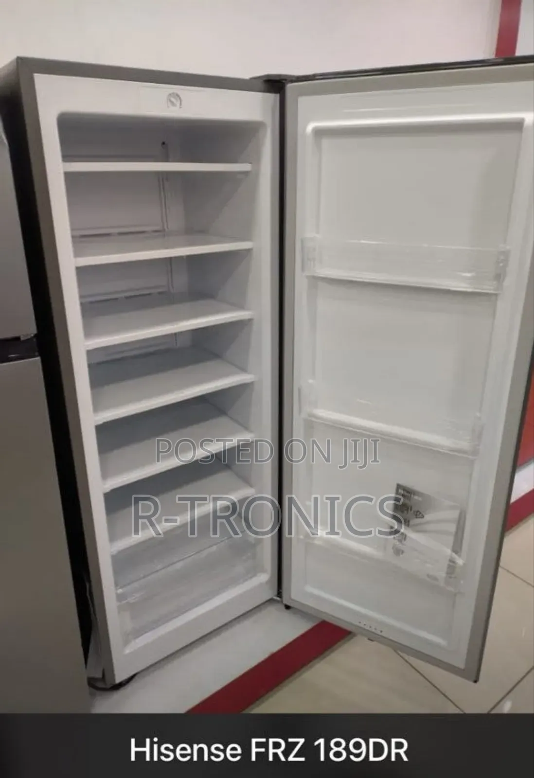 Hisense Upright Freezer 190liters Silver