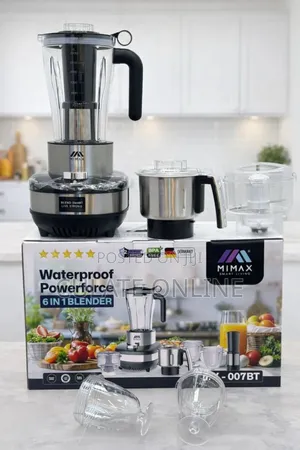 2ltrs Mimax 6 in 1 Waterproof Powerforce Blender