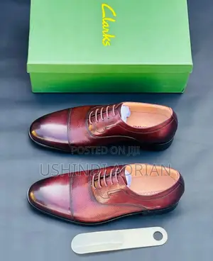 Clarks Men Leather Shoes – Hadhi Ya Kweli