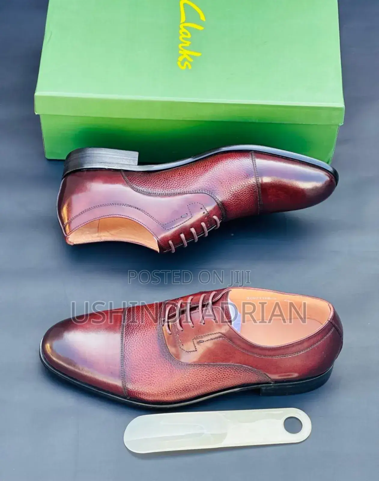 Clarks Men Leather Shoes – Hadhi Ya Kweli