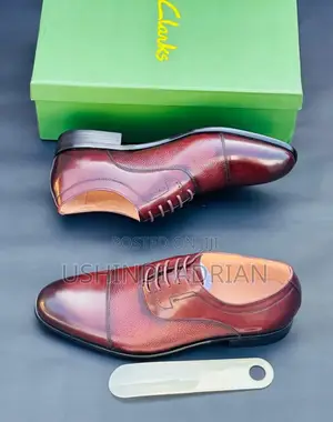 Clarks Men Leather Shoes – Hadhi Ya Kweli