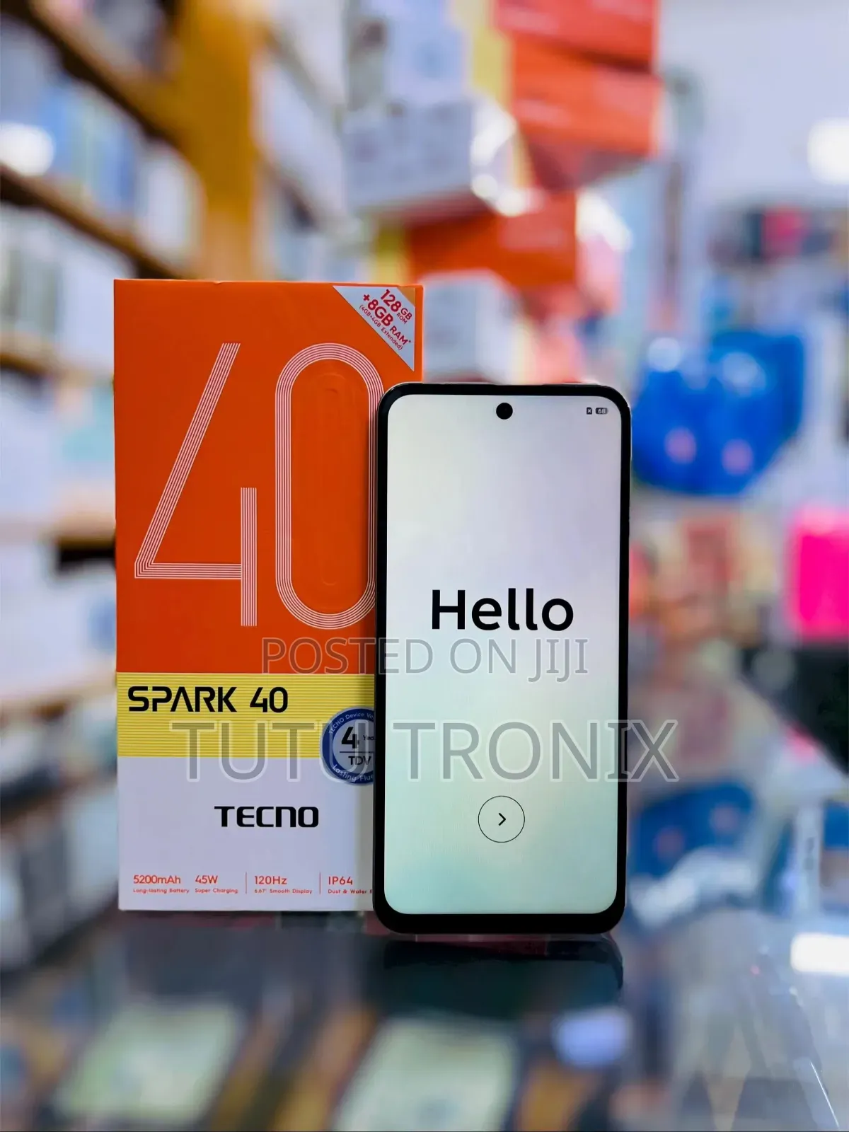 New Tecno Spark 40 128 GB Silver