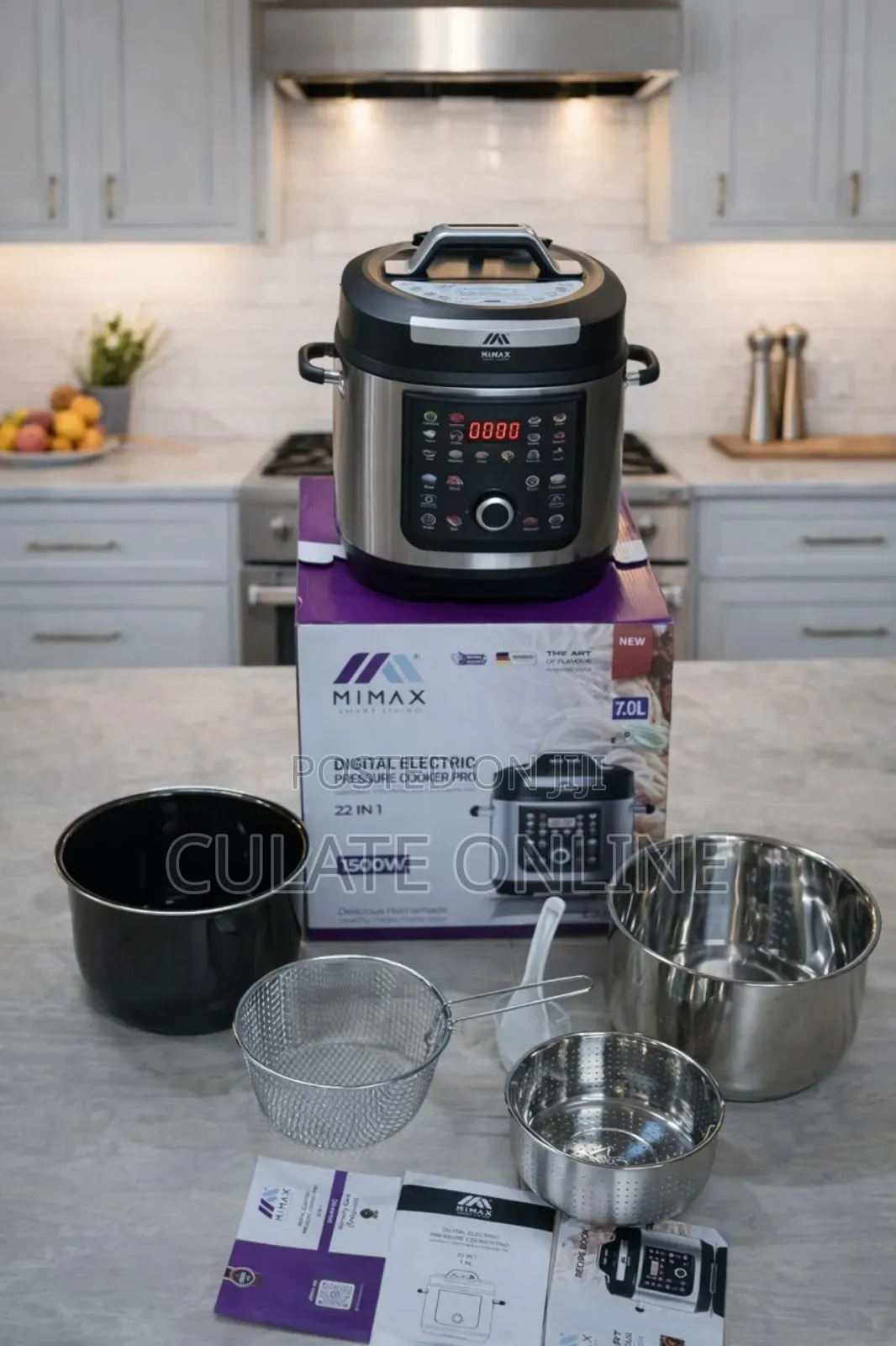 7ltrs Mimax 22 in 1 Digital Electric Pressure Cooker Pro