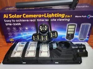Light Solar 450w Triple Lens Camera Sim Nje Motion Tracking Bora